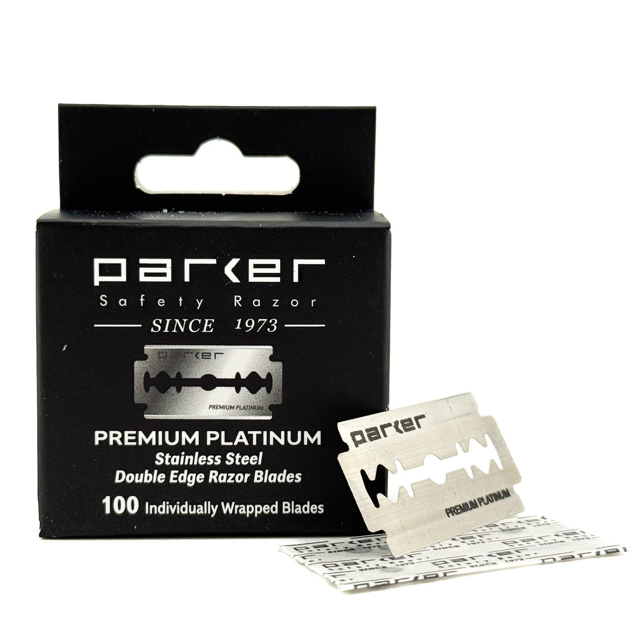 Parker Razor Hojas Doble Filo Premium Platinum (100)