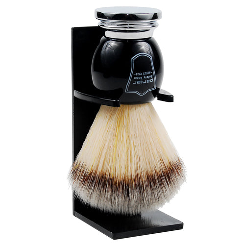 Parker Razor BCSY - Brocha Sintética - Mango Negro y Cromo c. Soporte