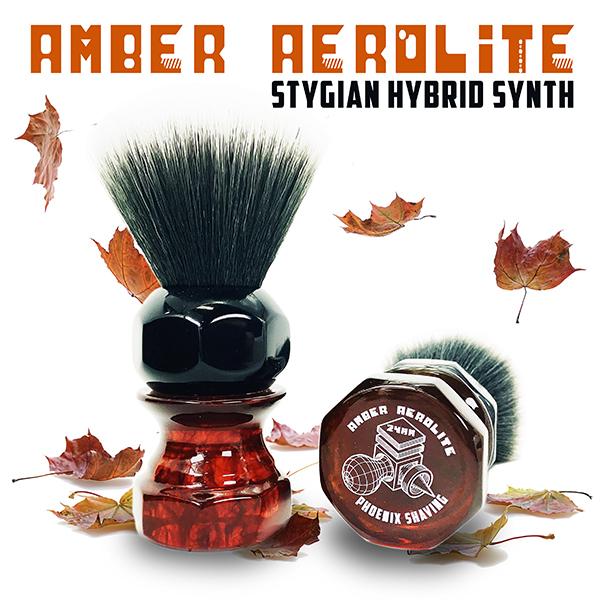 Phoenix Shaving - Brocha Amber Aerolite - Sintética