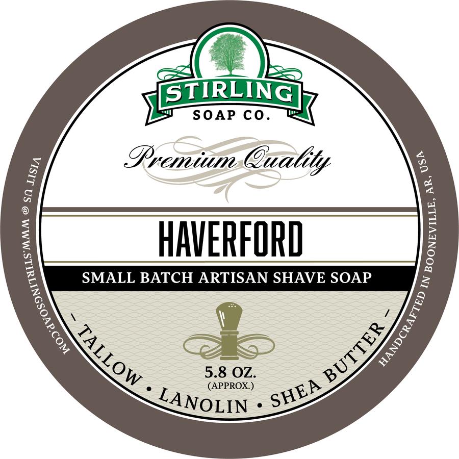 Stirling - Jabón de Afeitar de Primera - Haverford