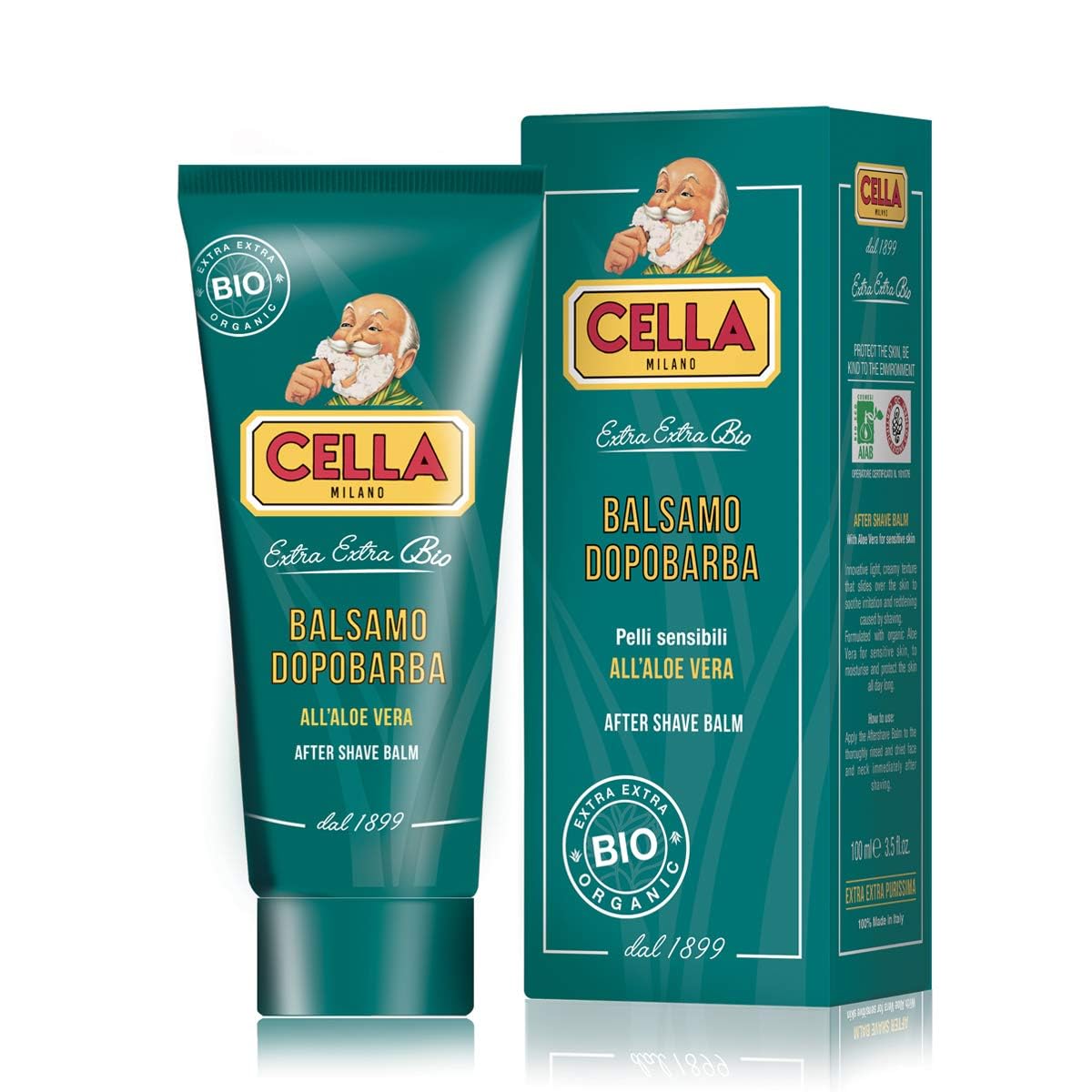 Cella - Bálsamo Post-Afeitado Italiano Con Aloe