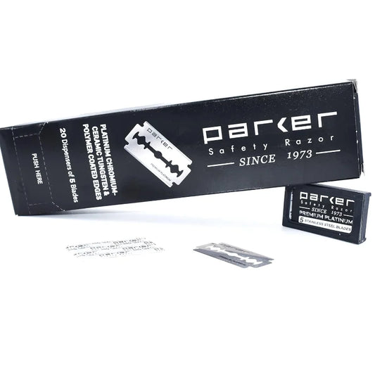 Parker Razor Hojas Doble Filo Premium Platinum (20x5)