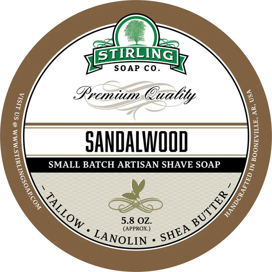 Stirling - Jabón de Afeitar de Primera - Sandalwood