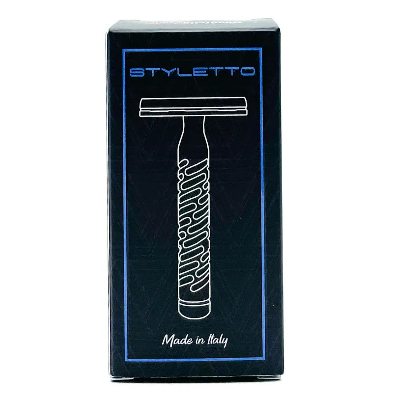 Goodfellas' Smile Styletto Azul - Máquina de Afeitar de Aluminio