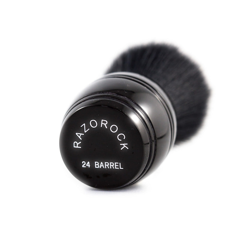 RazoRock Tuxedo Plissoft Brocha de Afeitar  - Barril 24mm