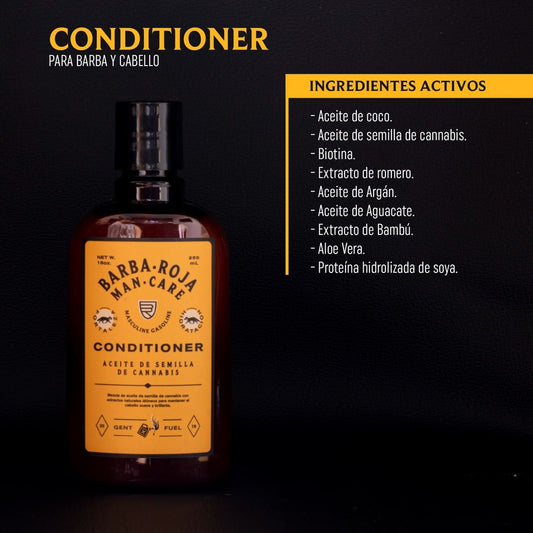 Barba Roja Man Care - Acondicionador para Cabello y Barba