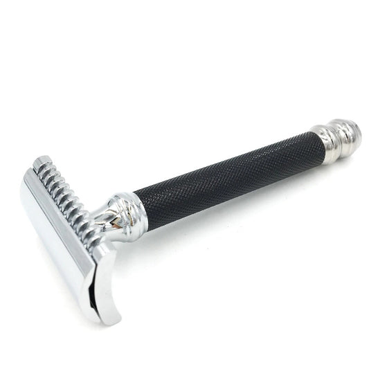 Parker Razor 26C - Afeitadora con peine abierto y mango negro